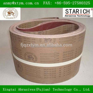 <span class=keywords><strong>Banda</strong></span> <span class=keywords><strong>de</strong></span> lijado <span class=keywords><strong>de</strong></span> <span class=keywords><strong>esmeril</strong></span> para pelado abrasivo en grano <span class=keywords><strong>de</strong></span> alúmina 40 # ~ 600 #100x610mm Tamaño personalizable - Product Image 2