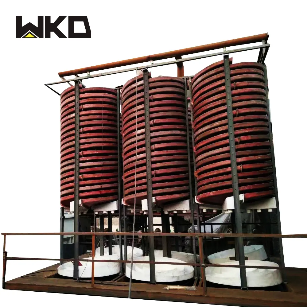 glass fiber reinforced plastics mineral separator / spiral chutes / vertical spiral classifier for concentrating