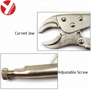 Heavy Duty Double Material Curved Jaw Locking <strong>Pliers</strong> <strong>Set</strong> for Welding - Product Image 4