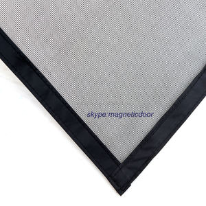 Rideau de <span class=keywords><strong>porte</strong></span> en maille <span class=keywords><strong>double</strong></span> avec cadre complet, fermeture auto-agrippante, maille instantanée <span class=keywords><strong>pour</strong></span> <span class=keywords><strong>porte</strong></span> <span class=keywords><strong>d</strong></span>'<span class=keywords><strong>entrée</strong></span> et maison - Product Image 3