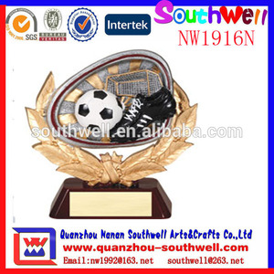 venta al por mayor baratos deportes polyresin hecho a mano de la copa <span class=keywords><strong>mundial</strong></span> de fútbol de recuerdos - Product Image 1