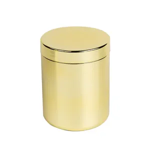 黄金标准 8 盎司银塑料罐铬乳清蛋白瓶