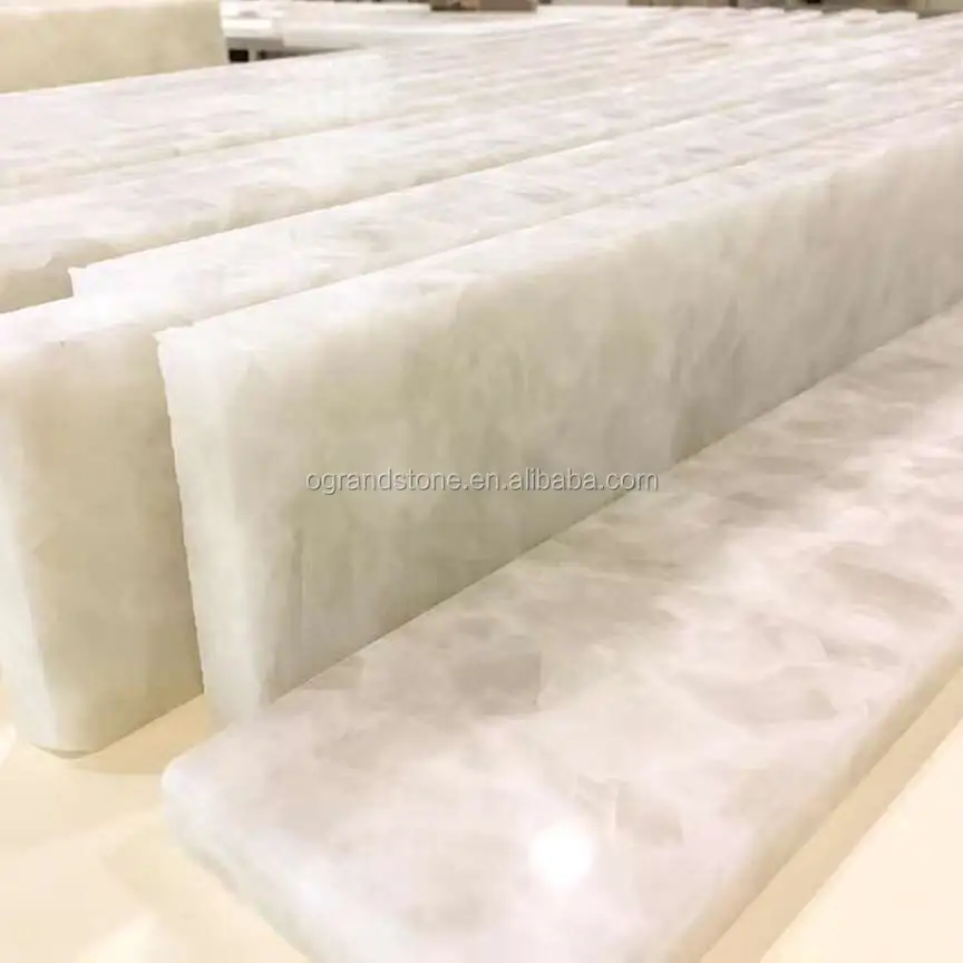 crystal white quartz countertop,semiprecious stone slabs