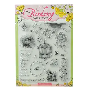 New style good quality bird song clear stamp for promotion magazine