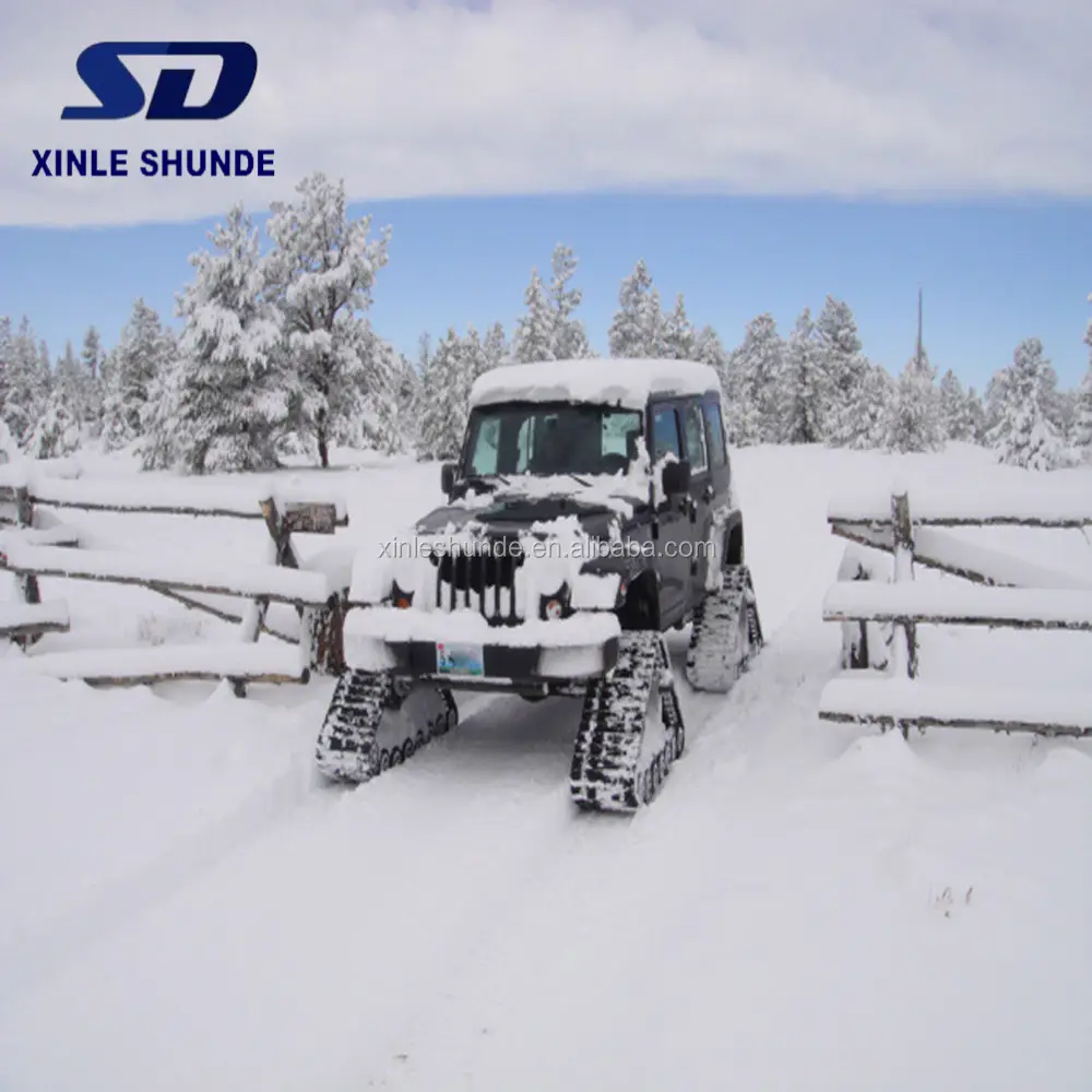 Neve Tracce per Auto Neve Spazzatrice Cingoli In Gomma