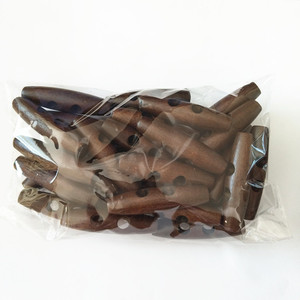 Nút may bằng gỗ 2 lỗ bền vững Nút áo trang trí với phụ kiện may 2 lỗ - Product Image 6