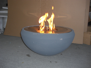 En Oferta, Marco de <span class=keywords><strong>Chimenea</strong></span> <span class=keywords><strong>Artificial</strong></span> Redondo para Exteriores - Product Image 4