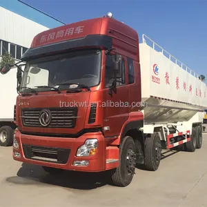 Pabrik penjualan 40Ton dongfeng 8x4 unggas pakan massal truk