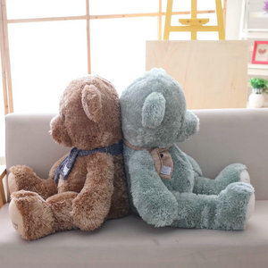 80cm <span class=keywords><strong>verde</strong></span> marrone carino gigante <span class=keywords><strong>orsacchiotto</strong></span> peluche morbido <span class=keywords><strong>orsacchiotto</strong></span> per san valentino all'ingrosso - Product Image 3