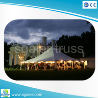 Tente de camping en PVC, m, cadre en aluminium, grande taille, chapiteau de mariage