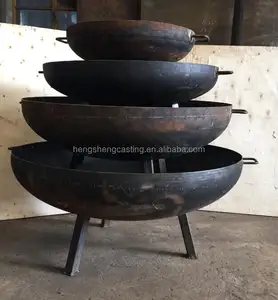 Fire Pit, Garden BBQ Fire Bowl, Cast Iron Patio Fire Pot