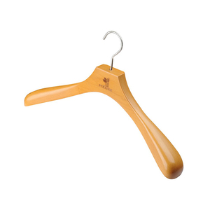 Nouveaux cintres en bois avec épaules larges, <span class=keywords><strong>cintre</strong></span> supérieur pour pantalons - Product Image 3