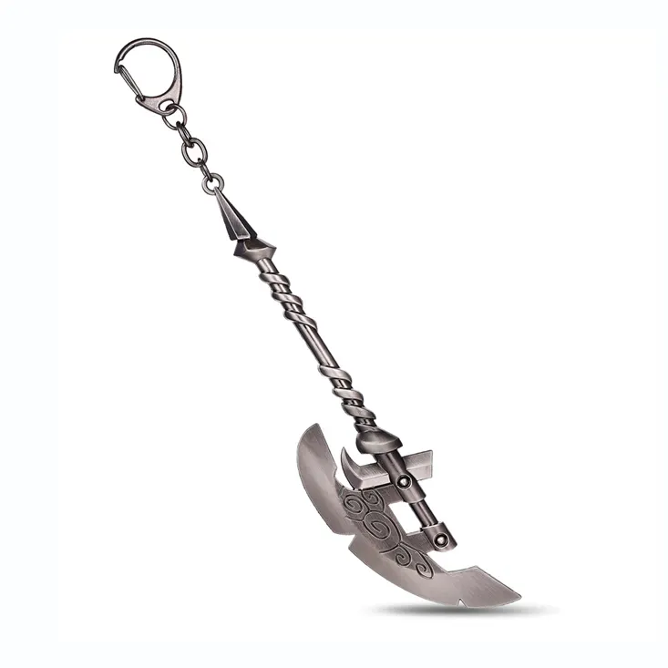 Wholesale League of Legends Set Weapons Keychain, LOL game figure Anime Cospaly Costume collection pendant Accessory key chain