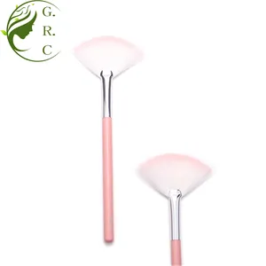 Aigo — brosse de maquillage vegan, rose cerise, éventail personnalisé, logo personnalisé