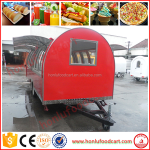 Fácil de operar <span class=keywords><strong>en</strong></span> movimiento cocina cesta grande espacio de camiones de comida remolque móvil de alimentos - Product Image 4