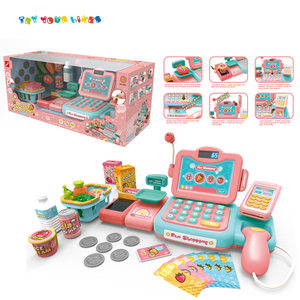EPT supermercato elettronico contatore della spesa macchina <span class=keywords><strong>registratore</strong></span> <span class=keywords><strong>di</strong></span> <span class=keywords><strong>cassa</strong></span> giocattoli gioco educativo mercato finta Set per i bambini - Product Image 2