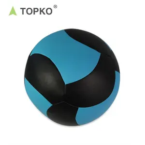 TOPKO Brand Gym Strength training Balance exercise PU medicine ball wall ball