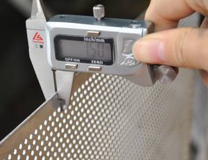 Bandejas perforadas rectangulares de acero inoxidable, para hornear, hechas a medida, 80x60 - Product Image 3