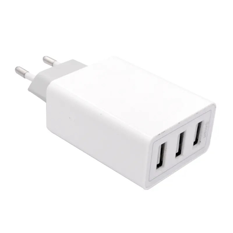 phone charger accessories 5V 5A EU 3 port usb wall charger mobile phone charger