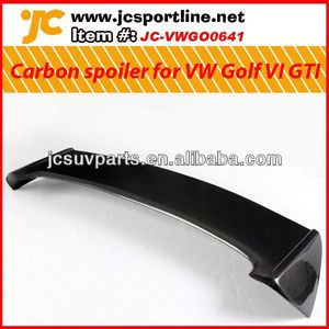 para vw golf vi gti mk6 de fibra de carbono spoiler trasero trasero el alerón del ala de estilo osir tronco de carbono labio - Product Image 1