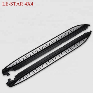Estribos Laterales de Aleación de Aluminio LE-STAR <span class=keywords><strong>4X4</strong></span> NEGRO+PLATEADO para Ix35 <span class=keywords><strong>Tucson</strong></span>, Modificación/Actualización - Product Image 2