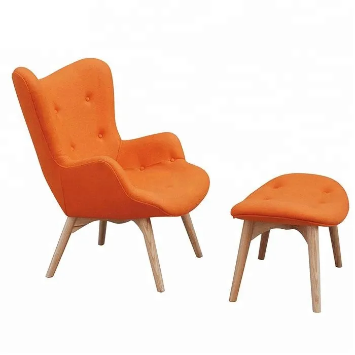 Tessuto confortevole Sedia Da Ufficio di Grant Featherston Contour Lounge Chair