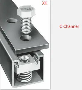 Zincato o HDG o verniciato a polvere metallic scanalato strut <span class=keywords><strong>canale</strong></span> - Product Image 1