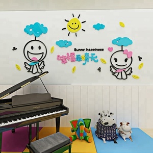 DIY Cute Cartoon Doll Doll Wall Sticker Mural Baby <strong>Nursery</strong> <strong>Decoration</strong> Boys and Girls Bedroom Living Room Classroom(Lovely) - Product Image 3