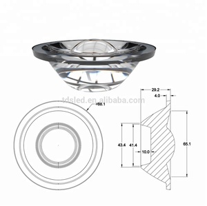 Tập Trung Ánh Sáng Phản Xạ 85 Mm <span class=keywords><strong>LED</strong></span> Nhỏ Chùm Thủy Tinh Quang Học Phản Xạ Với Bộ Dụng Cụ - Product Image 3
