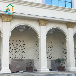 <span class=keywords><strong>Moulure</strong></span> <span class=keywords><strong>de</strong></span> couronne grec à l'extérieur, décoration en plastique - Product Image 5