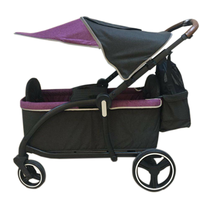 Poussette lit-balançoire 7s pour bébés, chariot jumelle, magasins compacts et légers, faciles à espace étroit