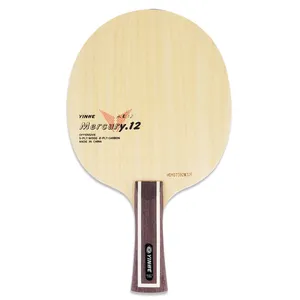 Yinhe lâmina de tênis de mesa 6.8mm, lâmina de carbono clássica 5 wood 2 para treinamento de tênis de mesa e ping pong