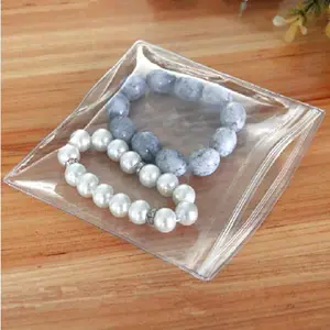custom clear plastic pvc eva jewellery packing zip lock clear bag