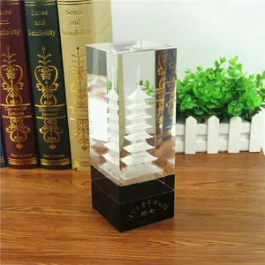 Würfel 3d Laser Kristall Gravur Modell Büro Geschenk Souvenirs