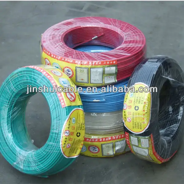 HENAN JINSHUI Copper/PVC insulated electrical wires 450/750V