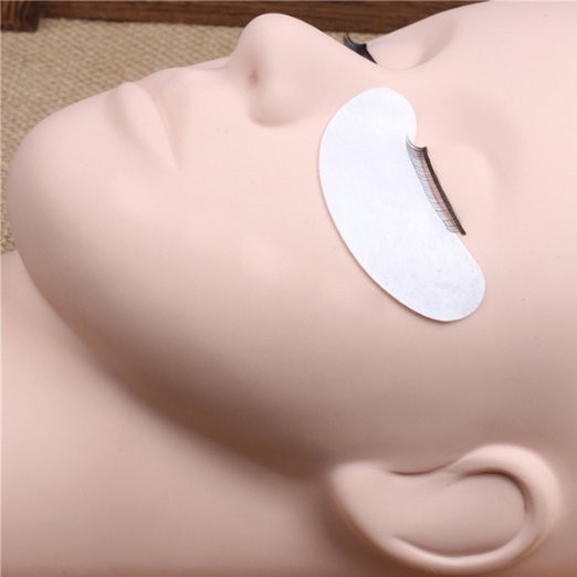 Резиновый манекен для практики наращивания ресниц, манекен с плоской головкой, китайская голова манекена для практики