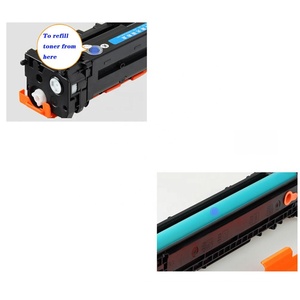 Cartucho de tóner compatible con impresora a color CF210A <span class=keywords><strong>cf211a</strong></span> para repuestos de impresora HPs M251/267 - Product Image 1
