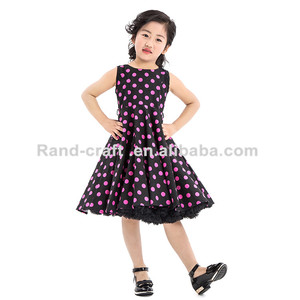 베스트 셀러 웨딩 아이 생일 파티 착용 슬림 활기찬 빨간 여름 원피스 - Product Image 6