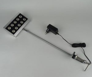 25W <span class=keywords><strong>LED</strong></span> Gốc Hiển Thị Đứng Kẹp Ánh Sáng Cho Căng Thẳng Vải Hiển Thị Đứng - Product Image 3