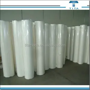 Ramah lingkungan bahan nonwoven yang larut dalam air untuk larut dalam air kain renda dan renda taplak meja