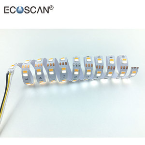 Ecoscan 24 V (2x60) LED/<span class=keywords><strong>M</strong></span> 2700 K ajustable blanco cálido SMD flexible 5730 llevó la iluminación de tira - Product Image 3