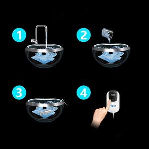Nettoyeur à ultrasons portable pour bijoux, lunettes, tasses, biberons, vêtements <span class=keywords><strong>de</strong></span> bébé, nettoyage avec écran LCD - Product Image 5