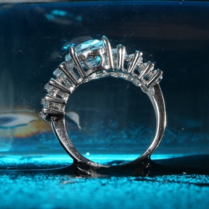 Bague de fiançailles en argent sterling/<span class=keywords><strong>laiton</strong></span>, accessoires, bijoux avec Costume classique - Product Image 3