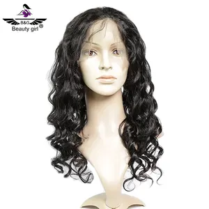 Beauty girl cuticle aligned hair 360 lace frontal pure brazilian bouncy curl human hair weaving wigs for black women