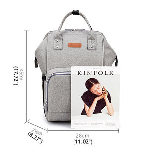 2019 Grande Capacité Étanche Bébé Maman Couche Sac À Dos USB <span class=keywords><strong>Port</strong></span> de Charge Sac À Couches - Product Image 3