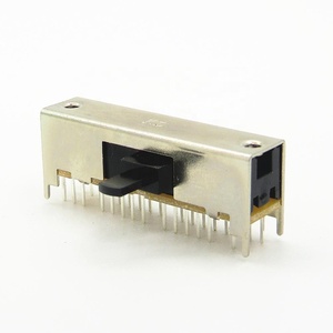 Kwanda chuyển đổi 38mm 30-pin 4way Brass-Nhựa kim loại resettable trượt nút chuyển đổi - Product Image 1