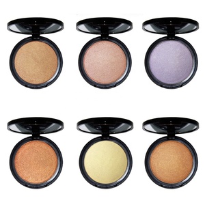 Hoge Kwaliteit Oem 6 Kleuren Gezicht Foundation Pressed Poeder Highlighter Make-Up - Product Image 5