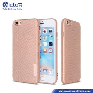 2017 productos más populares de bajo precio Unico TPU Cell <span class=keywords><strong>Phone</strong></span> Accessories Con textura de tela diseño para iPhone 6 - Product Image 2