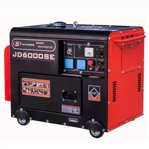 JLT Power JD6000SE 5 ква бесшумный дизельный двигатель 186FA электрический генератор 5 кВт