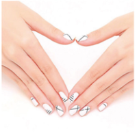 Bandes de vernis à ongles Jamberry professionnelles, design japonais, forme cœur, portables, nouveau design, accessoires pour enfants, vente chaude